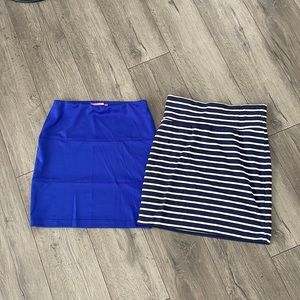 Mini skirts (two)